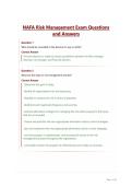 NAFA Risk Management Exam Questions and Answers&period;