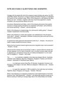 INTB 200 EXAM 2 QUESTIONS AND ANSWERS