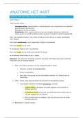 Samenvatting  Wetenschappen 2&colon; anatomie en fysiologie Het Hart