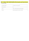 BIO 111 EXAM 1 STUDY GUIDE UPDATED ACTUAL Questions And Correct Answers 