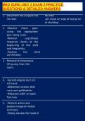 MED SURG UNIT 2 EXAM 2 PRACTICE QUESTIONS & DETAILED ANSWERS