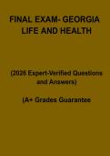 Final Exam &ndash; Georgia Life & Health Insurance PDF &vert; Complete Study Guide & Practice Questions