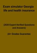 Exam Simulator &ndash; Georgia Life & Health Insurance PDF &vert; Practice Test & Study Guide