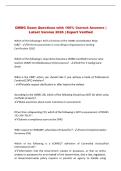 CMMC Exam Questions with 100&percnt; Correct Answers &vert; &NewLine;Latest Version 2026 &vert; Expert Verified