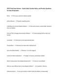 SPMT Final Exam Review &ndash; Study Guide&comma; Revision Notes&comma; and Practice Questions for Exam Preparation