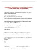 CMMC Exam Questions with 100&percnt; Correct Answers &vert; &NewLine;Latest Version 2026 &vert; Expert Verified