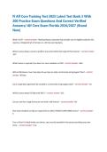 Fl Alf Core Training Test 2025 Latest Test Bank 3 With &NewLine;200 Practice Exam Questions And Correct Verified &NewLine;Answers&sol; Alf Core Exam Florida 2026&sol;2027 &lpar;Brand &NewLine;New&rpar;