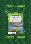 Test bank for Professional Nursing Concepts Competencies for Quality Leadership 5th Edition with test questions and answers graded A&plus;