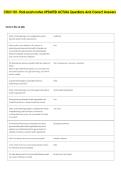 CHLH 101- final exam notes UPDATED ACTUAL Questions And Correct Answers 