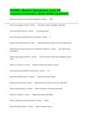EAWS- Board Questions and All Correct Answers 2025-2026 Updated&period;&NewLine;&NewLine;