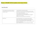 Module 3 UPDATED ACTUAL Questions And Correct Answers 