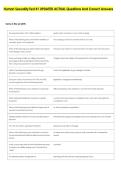 Human Sexuality Test &num;1 UPDATED ACTUAL Questions And Correct Answers