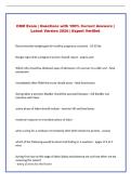 CQM Exam &vert; Questions with 100&percnt; Correct Answers &vert; &NewLine;Latest Version 2026 &vert; Expert Verified