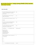 Biochemistry Final Exam - Portage Learning UPDATED ACTUAL Questions &NewLine;And Correct Answers