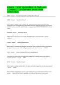 EAWS -TEST QUESTIONS AND ALL CORRECT ANSWERS 2025-2026 UPDATED&period;