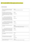 WST 313 &lpar;ASU&rpar; UPDATED ACTUAL Questions And Correct Answers 