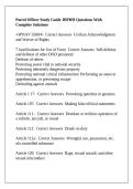 Patrol Officer Study Guide JBPHH Questions With Complete Solutions
