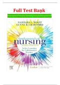 Full Exam Guide for Yoost & Crawford&rsquo;s Fundamentals of Nursing&colon; Active Learning for Collaborative Practice &lpar;3rd Edition&rpar; Complete Coverage Verified Question & Answer Sets Maslow&rsquo;s Hierarchy &sol; Postmortem Care &sol; Critical-Thinking Theory &sol; Clinical Collabora