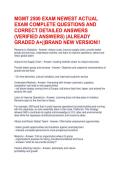 MGMT 2500 EXAM NEWEST ACTUAL EXAM COMPLETE QUESTIONS AND CORRECT DETAILED ANSWERS &lpar;VERIFIED ANSWERS&rpar; &vert;ALREADY GRADED A&plus;&vert;&vert;BRAND NEW VERSION&excl;&excl;