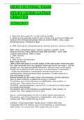 BIOD 101 FINAL EXAM STUDY GUIDE LATEST UPDATED 2026&sol;2027&NewLine;