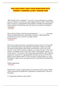 NSG-3450 &sol; NSG 3450 MENTAL HEALTH NURSING BUNDLED EXAMS 2026&sol;2027 &vert; ALL EXAMS 1-4 &plus; FINAL &vert; 100&percnt; VERIFIED QUESTIONS & ANSWERS &vert; NCLEX & ATI FOCUS &vert; PASS GUARANTEE
