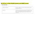 BUS 370 Test 1 ACTUAL UPDATED Questions and CORRECT Answers