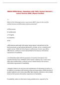 ISACA CRISC Exam &vert; Questions with 100&percnt; Correct Answers &vert; &NewLine;Latest Version 2026 &vert; Expert Verified