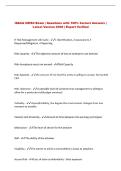ISACA CRISC Exam &vert; Questions with 100&percnt; Correct Answers &vert; &NewLine;Latest Version 2026 &vert; Expert Verified