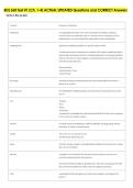 BUS 360 Test &num;1 &lpar;Ch&period; 1-4&rpar; ACTUAL UPDATED Questions and CORRECT Answers