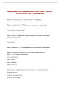 ISACA CRISC Exam &vert; Questions with 100&percnt; Correct Answers &vert; &NewLine;Latest Version 2026 &vert; Expert Verified