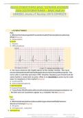 Test Bank Relias Dysrhythmia Basic A and B Questions and Answers Complete Verified A&plus; Graded