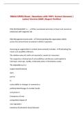 ISACA CRISC Exam &vert; Questions with 100&percnt; Correct Answers &vert; &NewLine;Latest Version 2026 &vert; Expert Verified