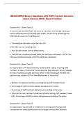 ISACA CRISC Exam &vert; Questions with 100&percnt; Correct Answers &vert; &NewLine;Latest Version 2026 &vert; Expert Verified