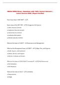 ISACA CRISC Exam &vert; Questions with 100&percnt; Correct Answers &vert; &NewLine;Latest Version 2026 &vert; Expert Verified