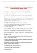 Culinary Arts Exam &vert; Questions with 100&percnt; Correct Answers &vert; &NewLine;Latest Version 2026 &vert; Expert Verified 
