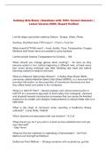 Culinary Arts Exam &vert; Questions with 100&percnt; Correct Answers &vert; &NewLine;Latest Version 2026 &vert; Expert Verified 