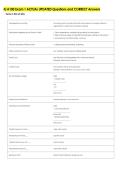 IU A100 Exam 1 ACTUAL UPDATED Questions and CORRECT Answers 