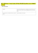 BUS-A200 Exam 1 Study Guide ACTUAL UPDATED Questions and CORRECT &NewLine;Answers 