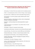 Cultural Anthropology Exam &vert; Questions with 100&percnt; Correct &NewLine;Answers &vert; Latest Version 2026 &vert; Expert Verified 