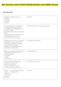 BUS- final exam review ACTUAL UPDATED Questions and CORRECT Answers 