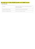 BUS A200 Final 1 ACTUAL UPDATED Questions and CORRECT Answers 