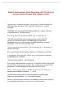 Cultural Anthropology Exam &vert; Questions with 100&percnt; Correct &NewLine;Answers &vert; Latest Version 2026 &vert; Expert Verified 