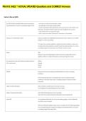 PRAXIS 5422 &ast; ACTUAL UPDATED Questions and CORRECT Answers 