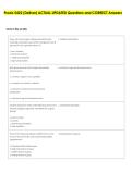 Praxis 5422 &lpar;Deliver&rpar; ACTUAL UPDATED Questions and CORRECT Answers 