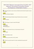 WGU D307 Objective Assessment Prep V2 &lpar;2026&ndash;2027 Updated&rpar; &vert; Educational Psychology & Human Development &vert; Verified Q&A &vert; Grade A