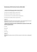 Biochemistry C785 Final Exam Practice 2026 &vert;WGU