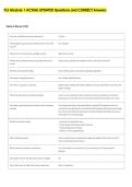 FLS Module 1 ACTUAL UPDATED Questions and CORRECT Answers 