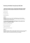  Biochemistry C785 Midterm Study Guide Quiz 2026 &vert;WGU