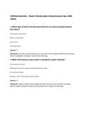 C785 Biochemistry - Week 2 Study Guide Comprehensive Quiz 2026&NewLine;&vert;WGU