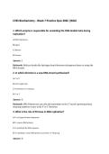 C785 Biochemistry - Week 7 Practice Quiz 2026 &vert;WGU